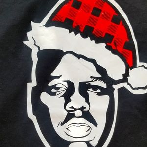Uniqlo t shirt with santa biggie smalls